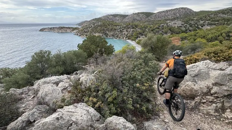 top mountain biking greece